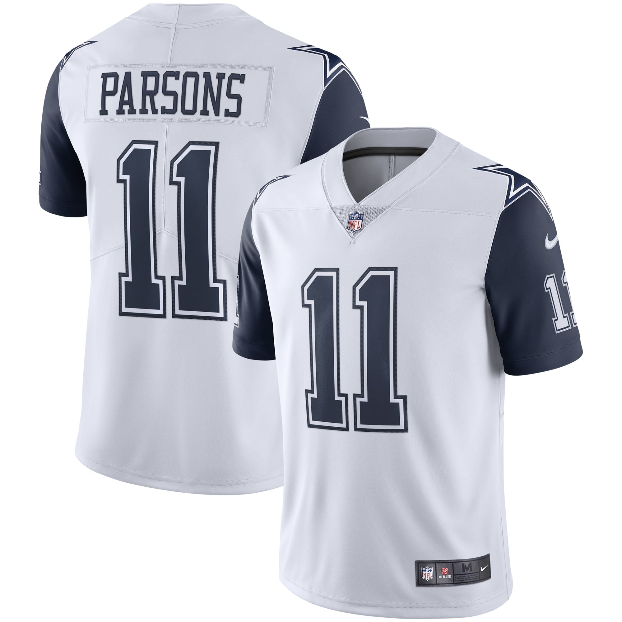 Men's Nike Micah Parsons White Dallas Cowboys Alternate 2 Vapor Limited Jersey - vstockx