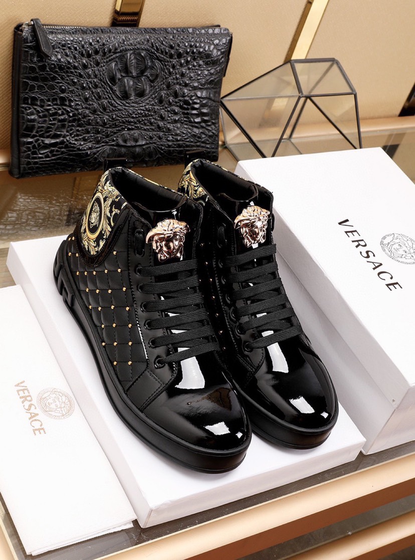Versace High Top Sneaker 4 - vstockx