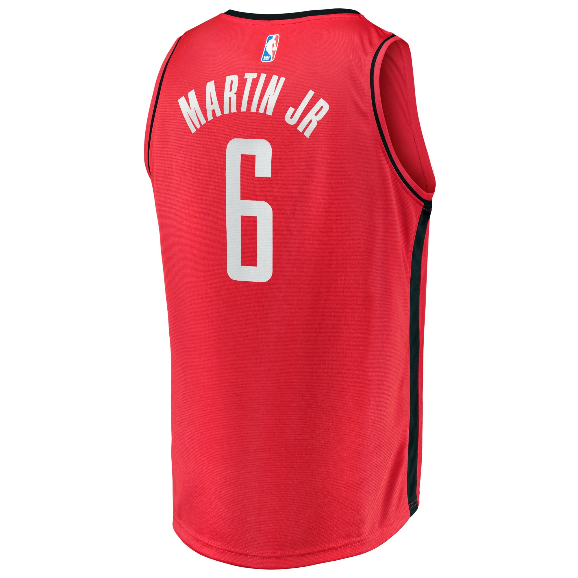 Kenyon Martin Jr. Houston Rockets Fanatics Branded 2021/22 Fast Break Replica Jersey - Icon Edition - Red - vstockx
