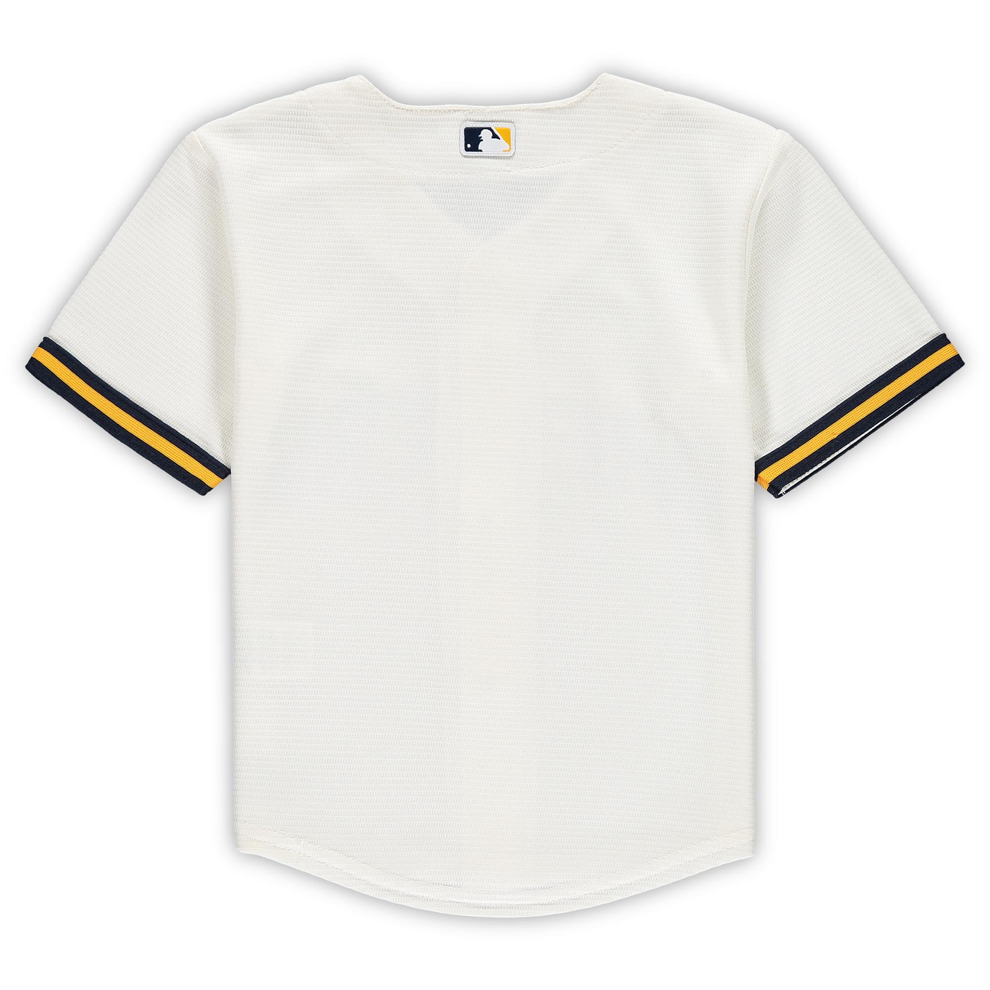 Milwaukee Brewers Nike Toddler Replica Team Jersey - Cream - vstockx