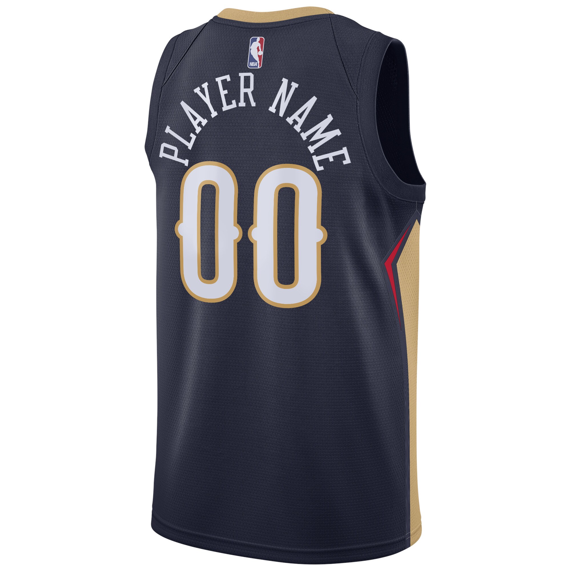 New Orleans Pelicans Nike Swingman Custom Jersey Navy - Icon Edition - vstockx