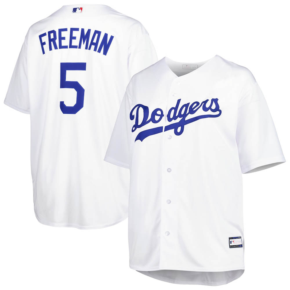 Youth Los Angeles Dodgers Freddie Freeman Cool Base Replica Home Jersey - White - vstockx