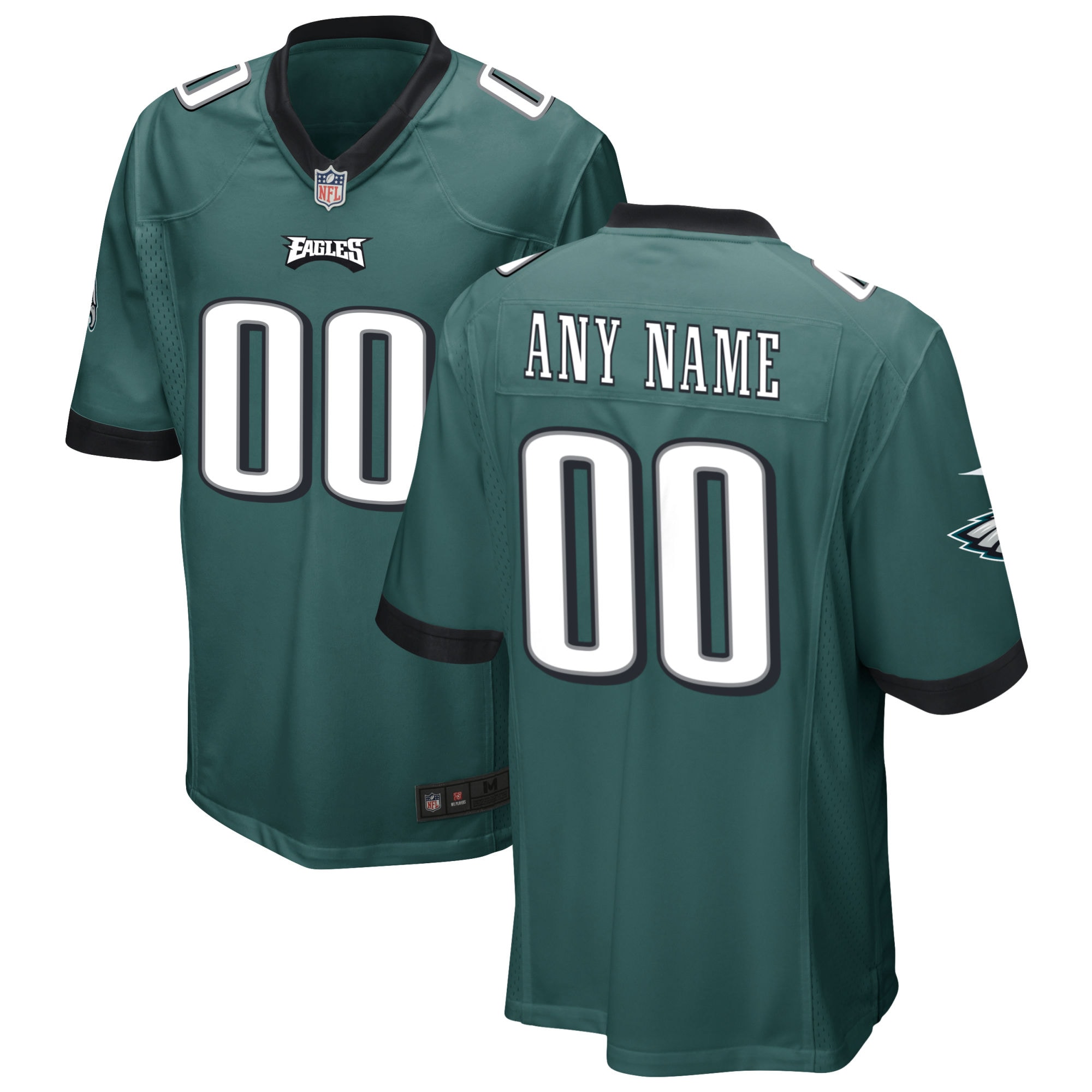 Philadelphia Eagles Nike Custom Game Jersey - Midnight Green - vstockx