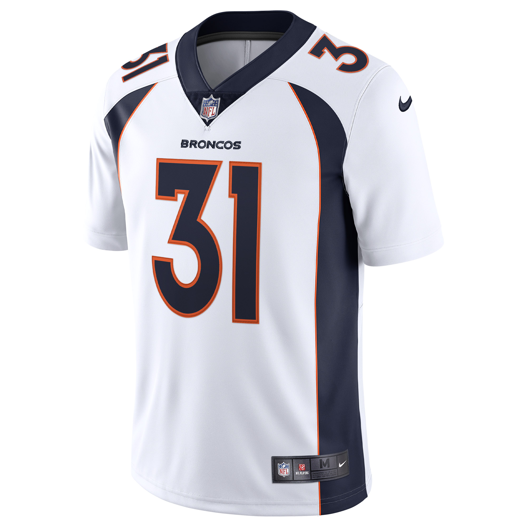 Justin Simmons Denver Broncos Nike Vapor Limited Jersey - White - vstockx