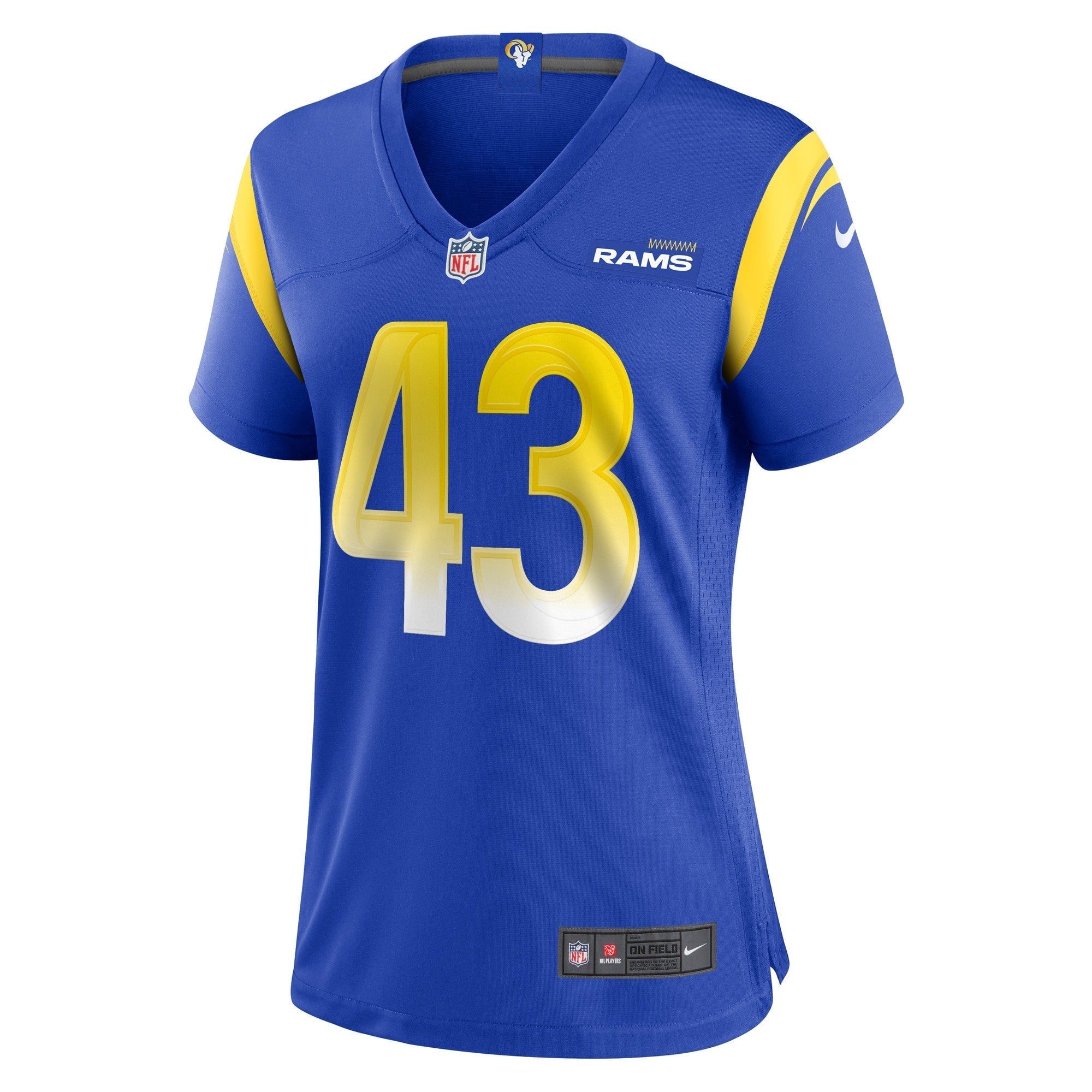 Women's Nike Jake Gervase Royal Los Angeles Rams Game Player Jersey - vstockx