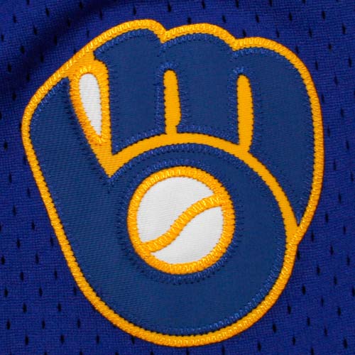 Robin Yount Milwaukee Brewers Mitchell & Ness Cooperstown Mesh Batting Practice Jersey - Royal - vstockx