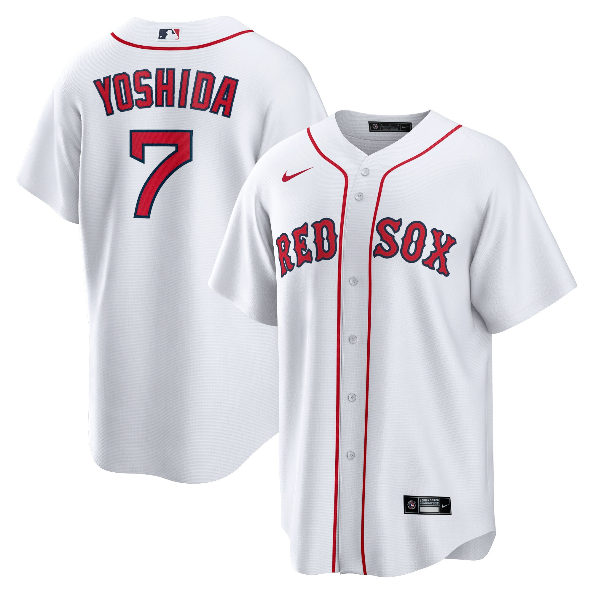 Masataka Yoshida Boston Red Sox Nike Replica Player Jersey - White - vstockx