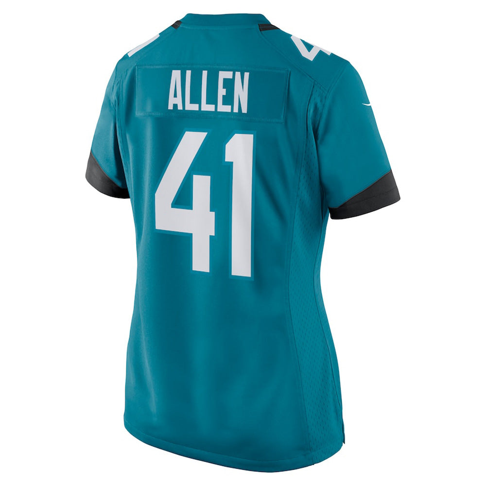 Women's Jacksonville Jaguars Josh Allen Game Jersey - Teal - vstockx