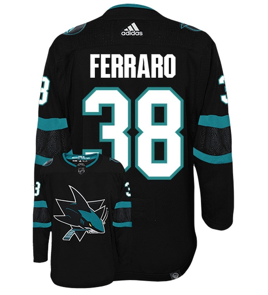 Mario Ferraro San Jose Sharks Adidas Primegreen Authentic NHL Hockey Jersey - vstockx