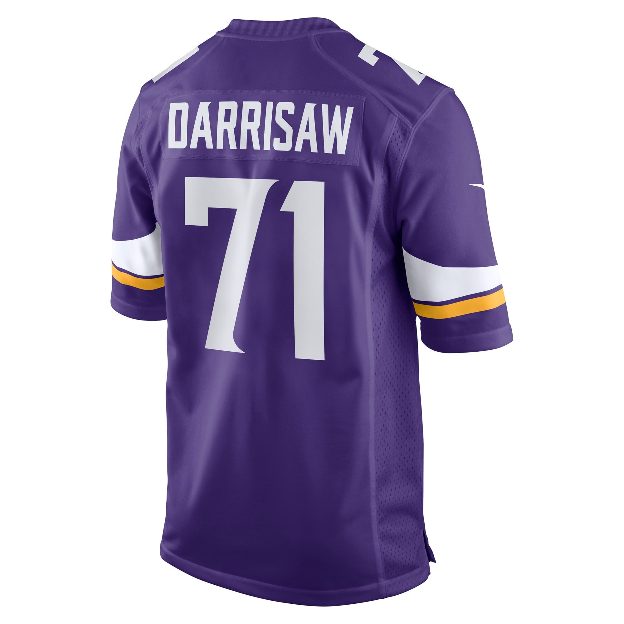 Men's Nike Christian Darrisaw Purple Minnesota Vikings Game Jersey - vstockx