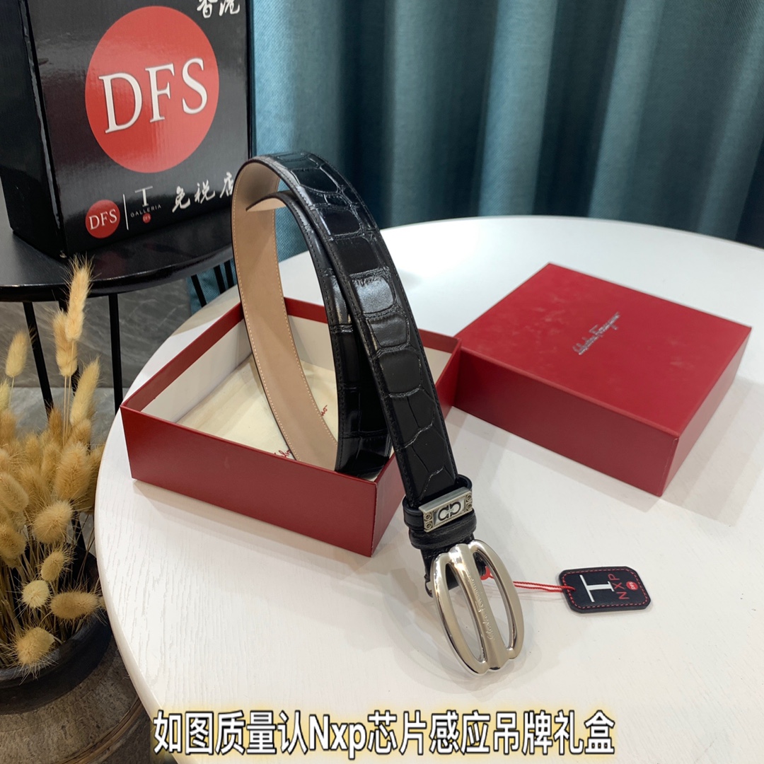 Streetwear Belt Ferragamo 319448 size:3.5cm - vstockx