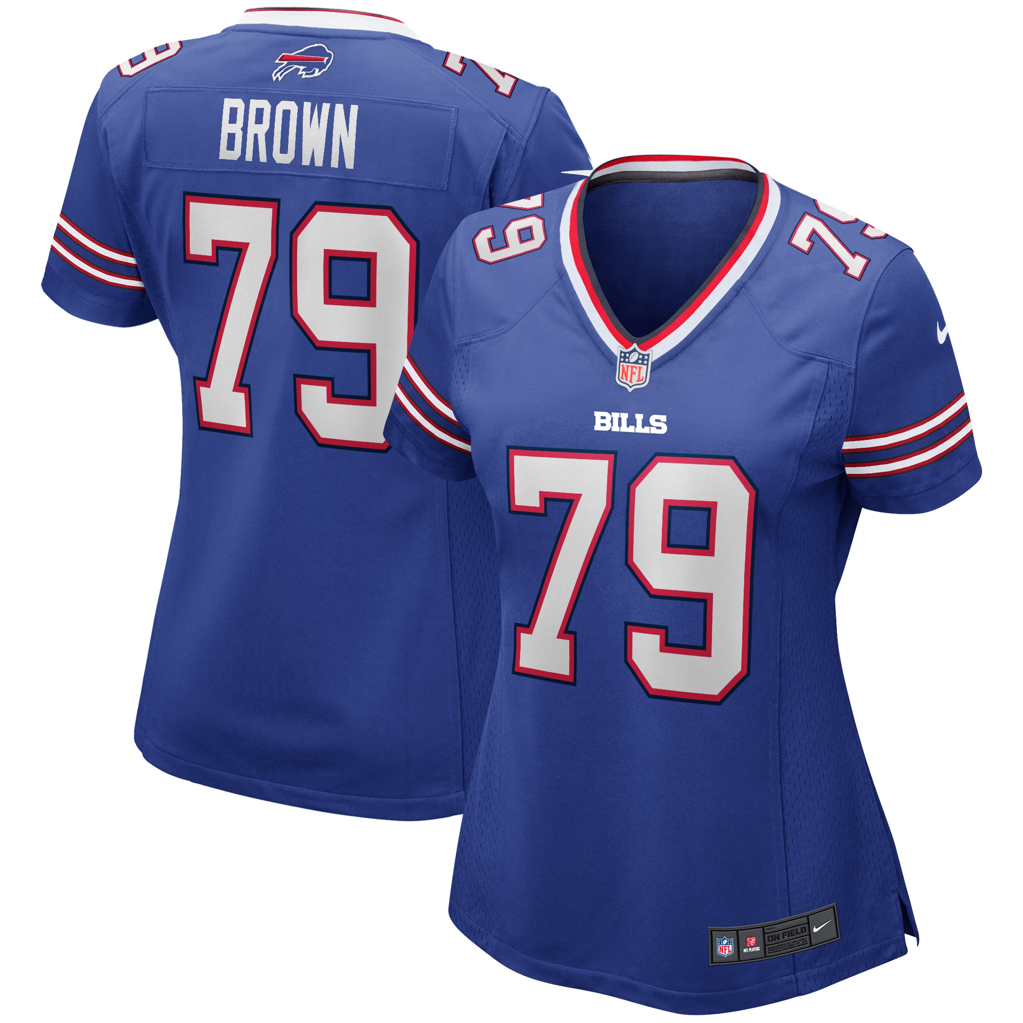 Ruben Brown Buffalo Bills Nike Women's Game Retired Player Jersey - Royal - vstockx