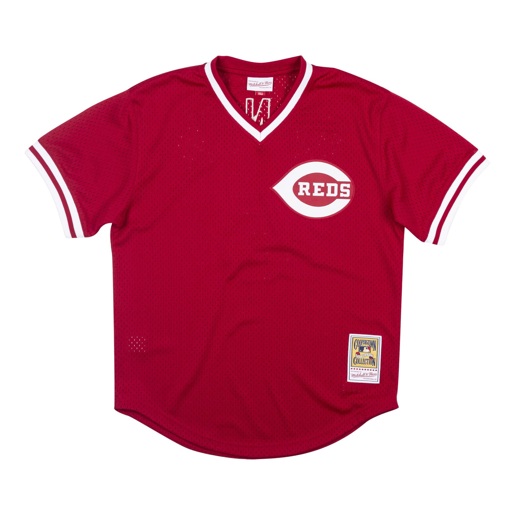 Authentic BP Jersey Cincinnati Reds 1983 Johnny Bench - vstockx