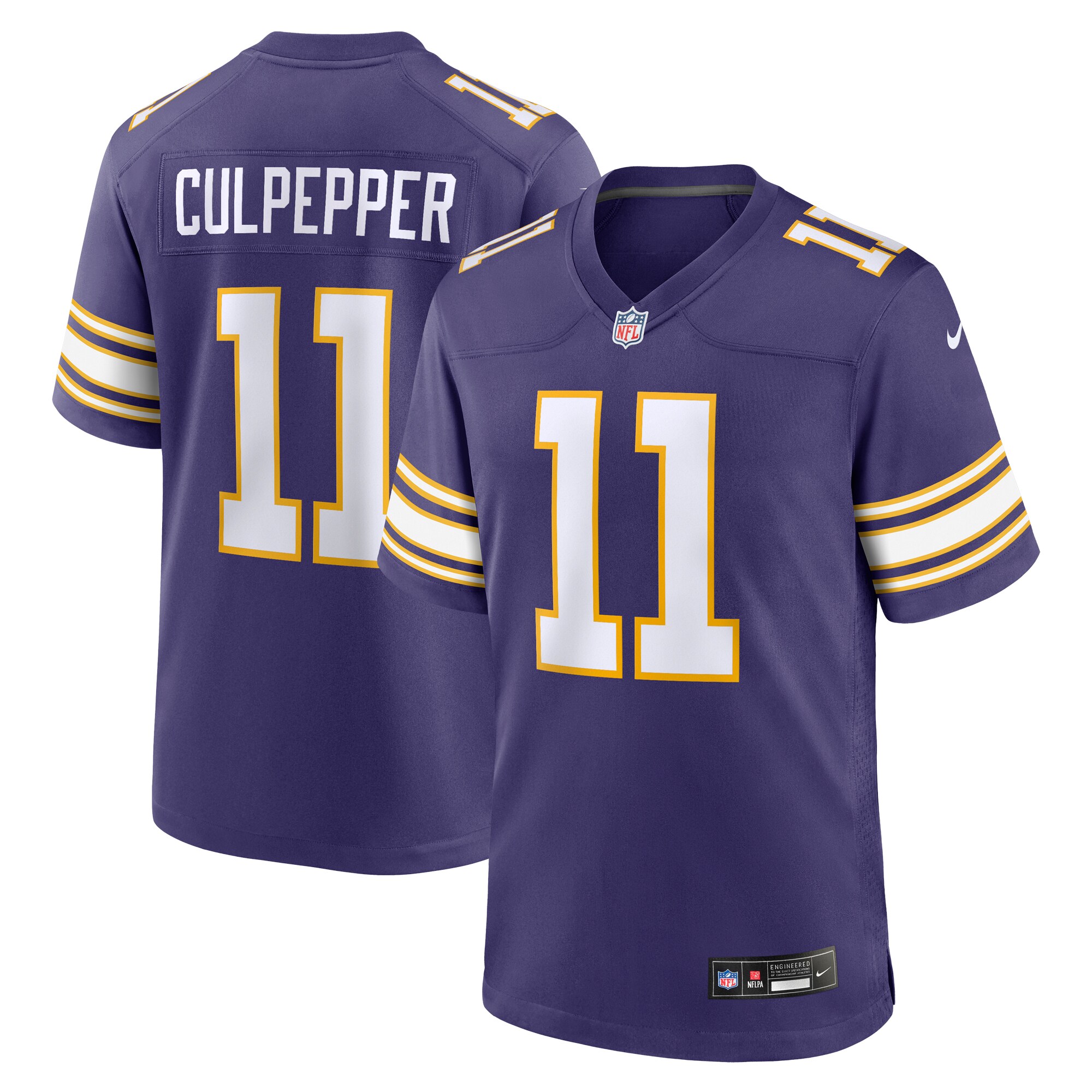 Daunte Culpepper Minnesota Vikings Nike Classic Retired Player Game Jersey - Purple - vstockx