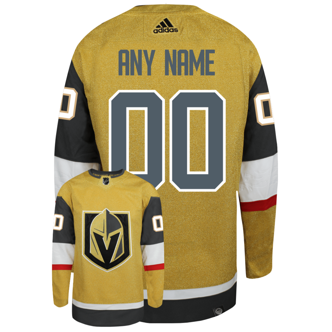 Customizable Vegas Golden Knights Adidas Primegreen Authentic NHL Hockey Jersey - vstockx