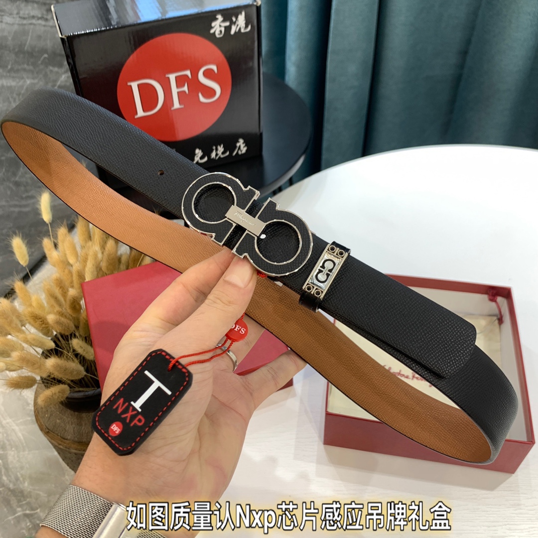 Streetwear Belt Ferragamo 319441 size:3.5cm - vstockx