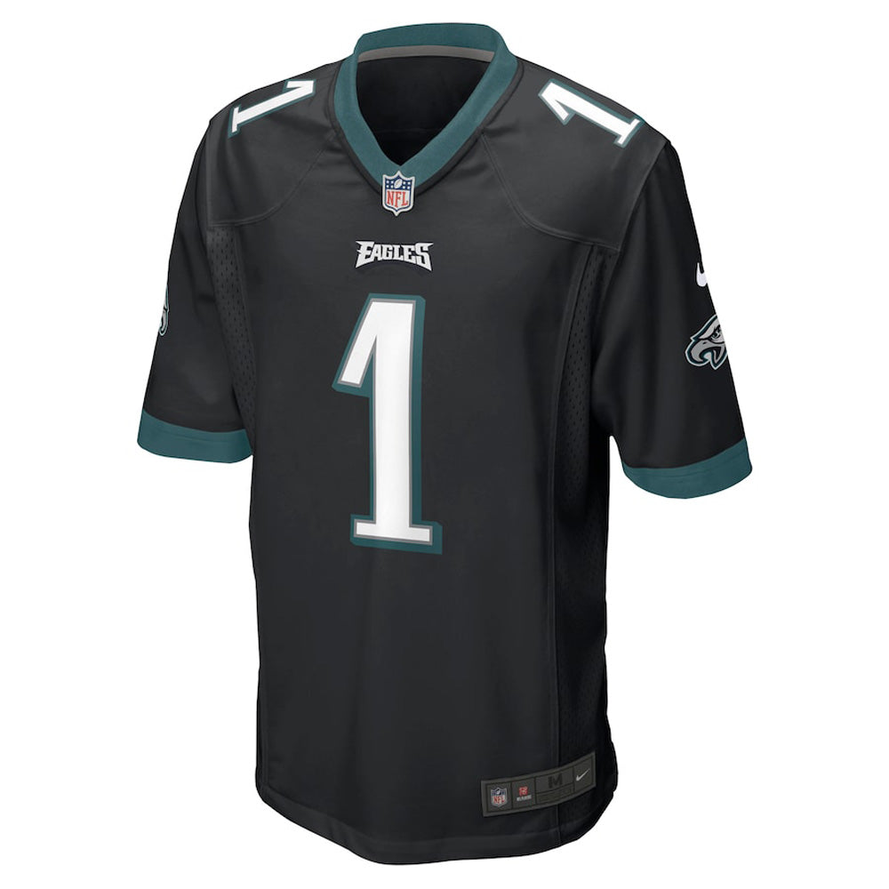 Youth Philadelphia Eagles Jalen Hurts Game Jersey - Black - vstockx