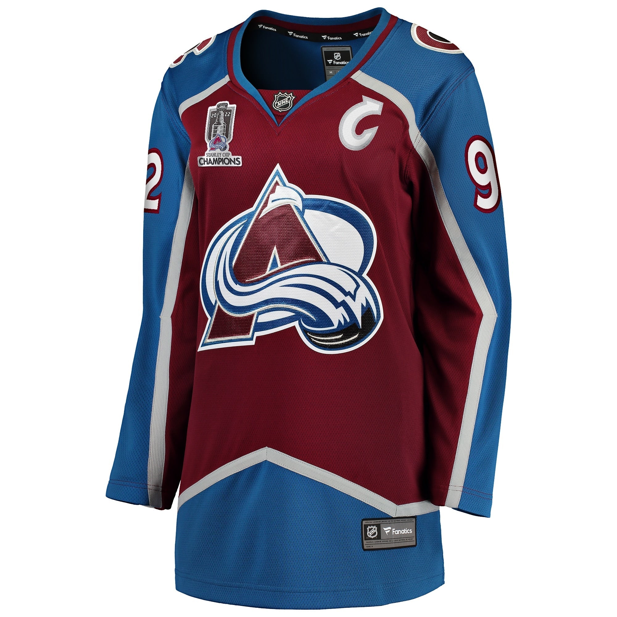 Women's Fanatics Branded Gabriel Landeskog Burgundy Colorado Avalanche Home 2022 Stanley Cup Champions Breakaway Player - vstockx