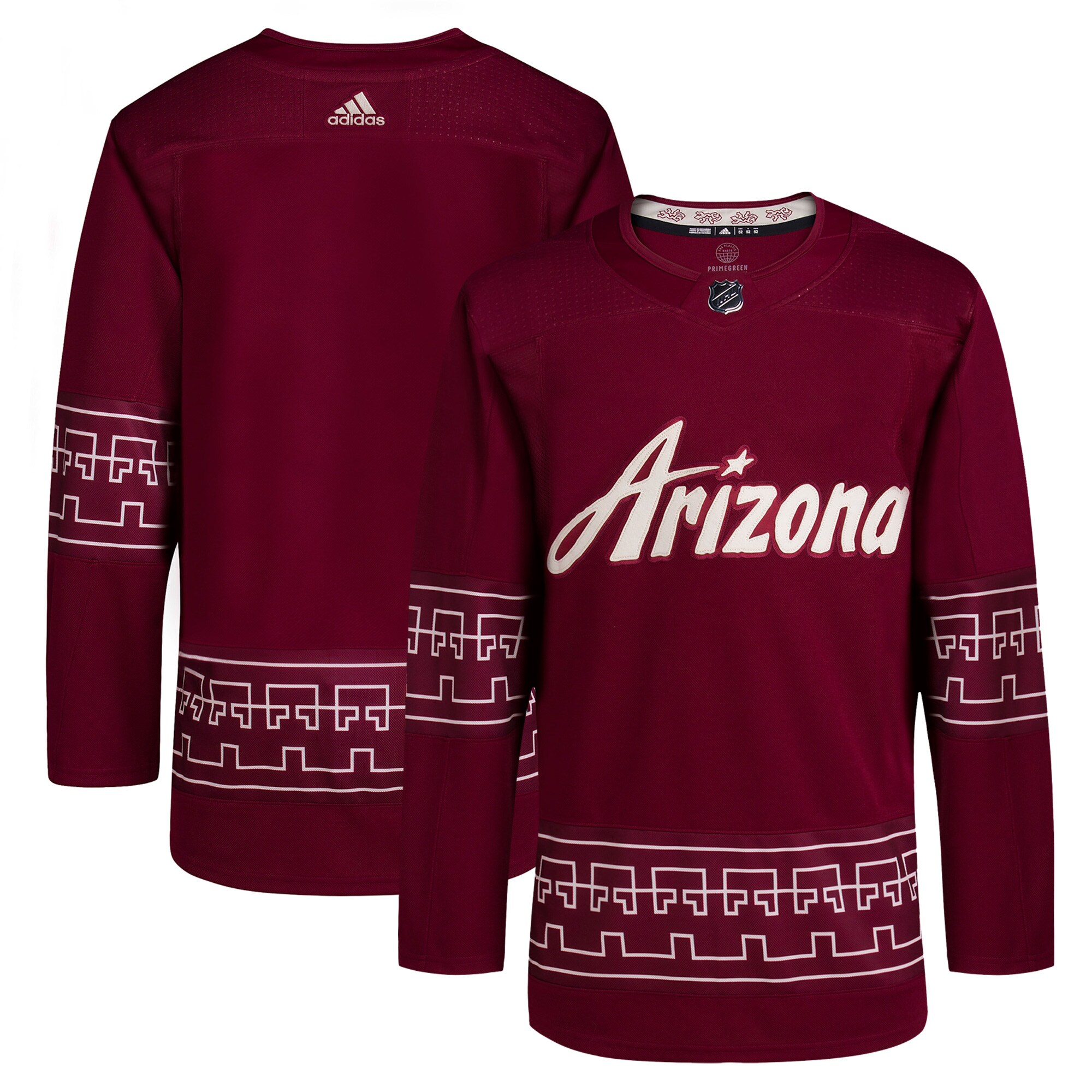 Arizona Coyotes adidas Alternate 2022/23 Primegreen Authentic Jersey - Garnet - vstockx