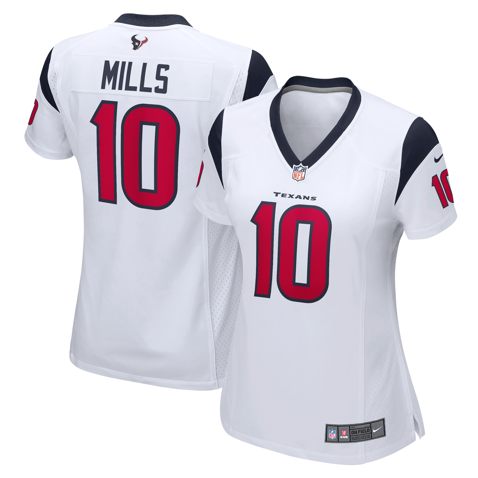 Davis Mills Houston Texans Nike Women's Game Player Jersey - White - vstockx