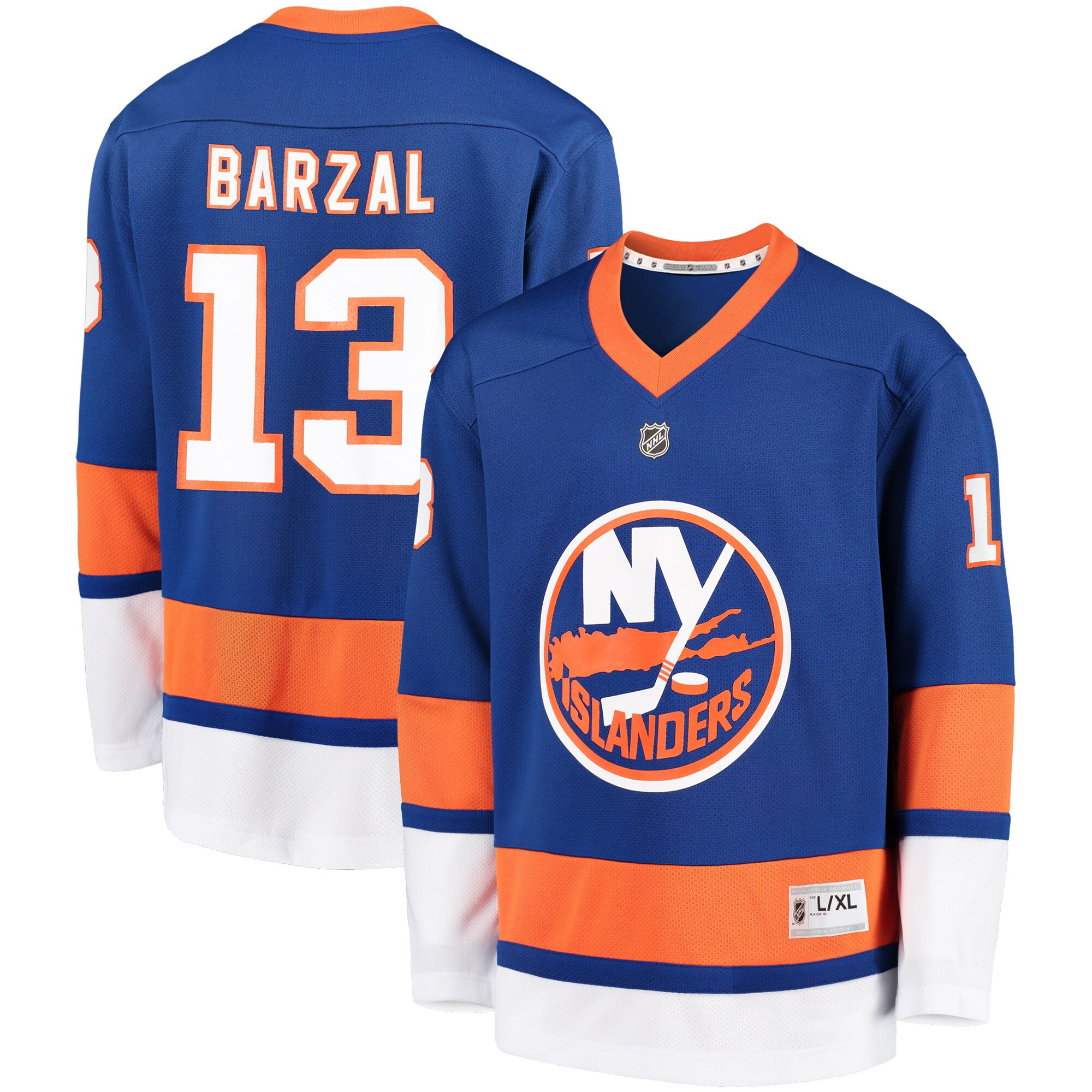 Mathew Barzal New York Islanders Youth Home Player Replica Jersey - Royal - vstockx