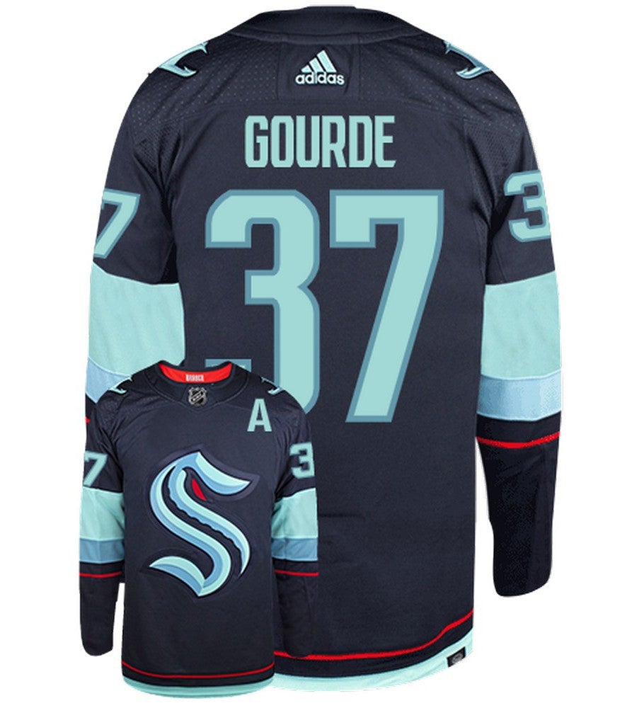 Yanni Gourde Seattle Kraken Adidas Primegreen Authentic NHL Hockey Jersey - vstockx
