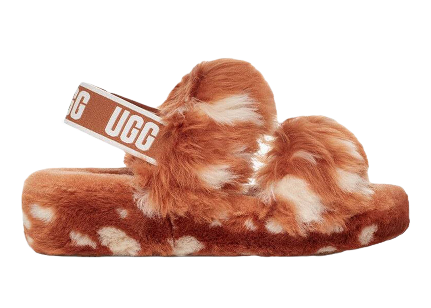 UGG Oh Yeah Slide Natural Spots (Women's) - vstockx