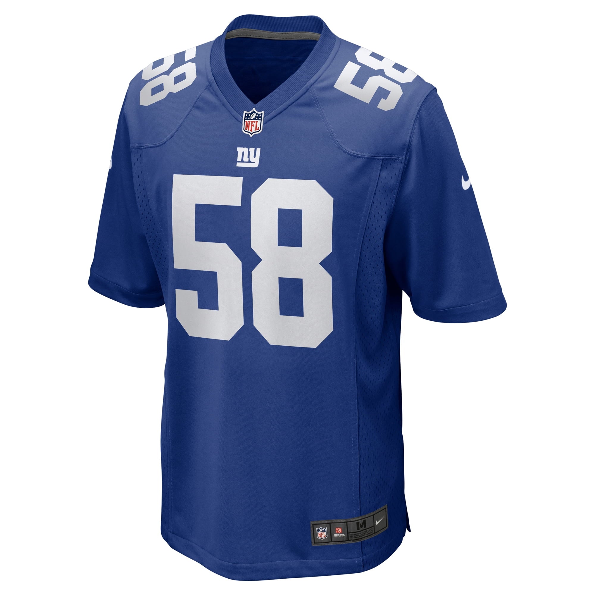 Men's Nike Bobby Okereke Royal New York Giants Game Player Jersey - vstockx