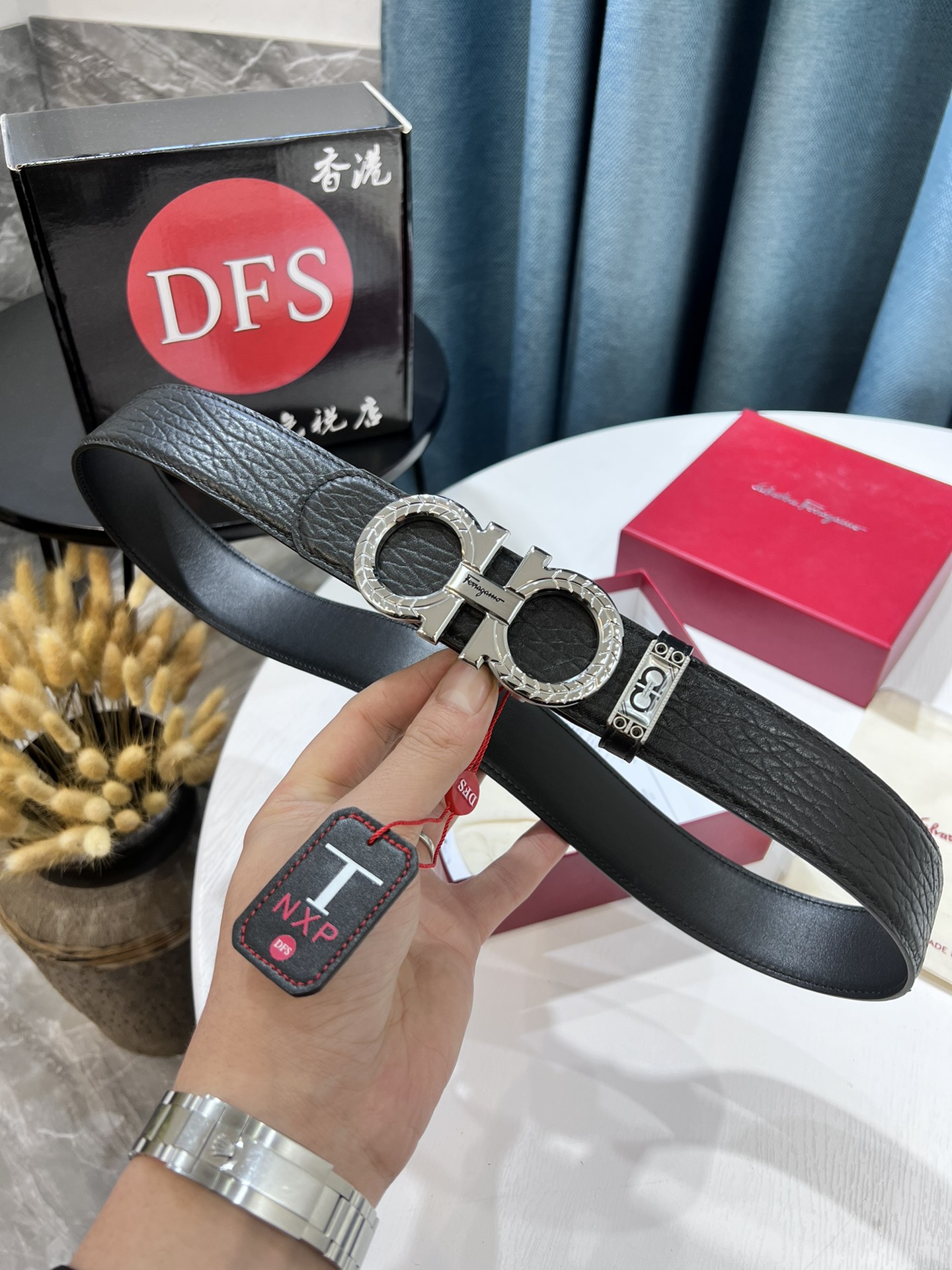 Streetwear Belt Ferragamo 319617 size:3.5cm - vstockx