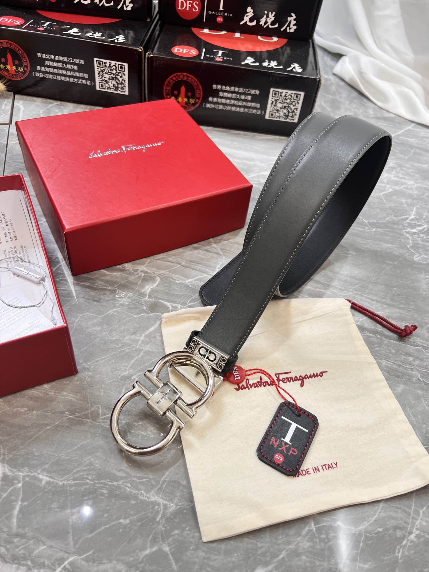 Streetwear Belt Ferragamo 319954 size:3.5cm - vstockx