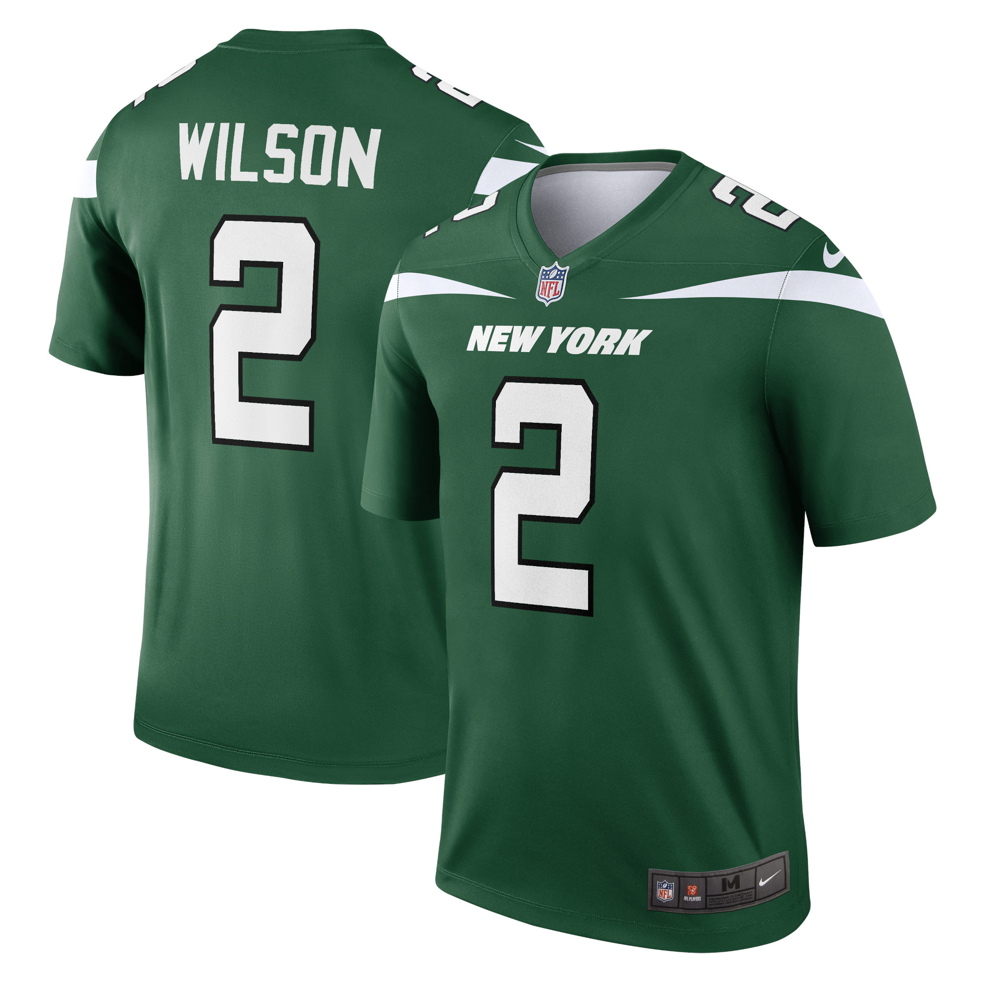 Zach Wilson New York Jets Nike Legend Jersey - Gotham Green - vstockx
