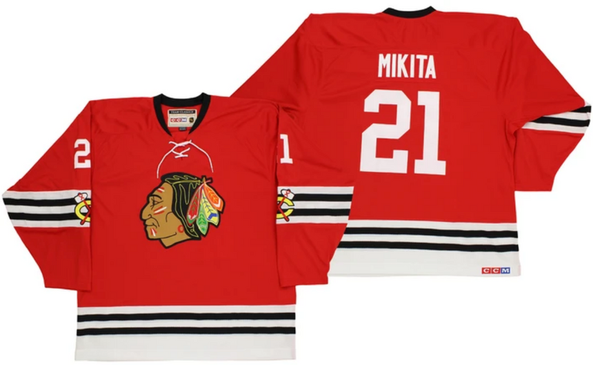 CCM Chicago Blackhawks Stan Mikita Team Classic Vintage Jersey - vstockx