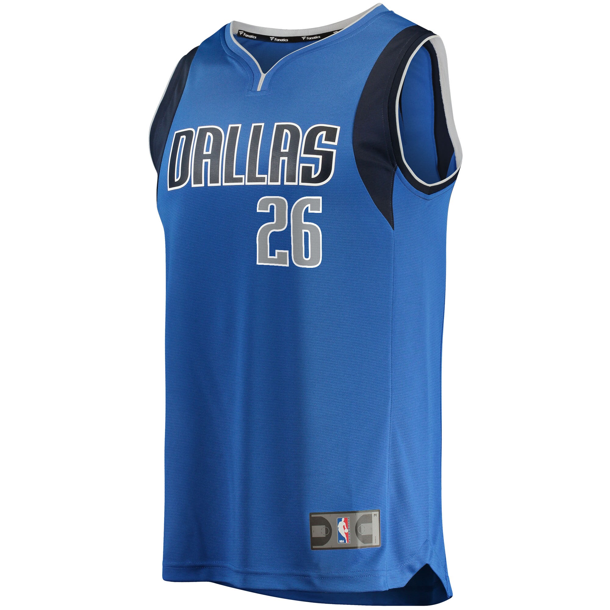 Spencer Dinwiddie Dallas Mavericks Fanatics Branded 2021/22 Fast Break Replica Jersey - Icon Edition - Blue - vstockx