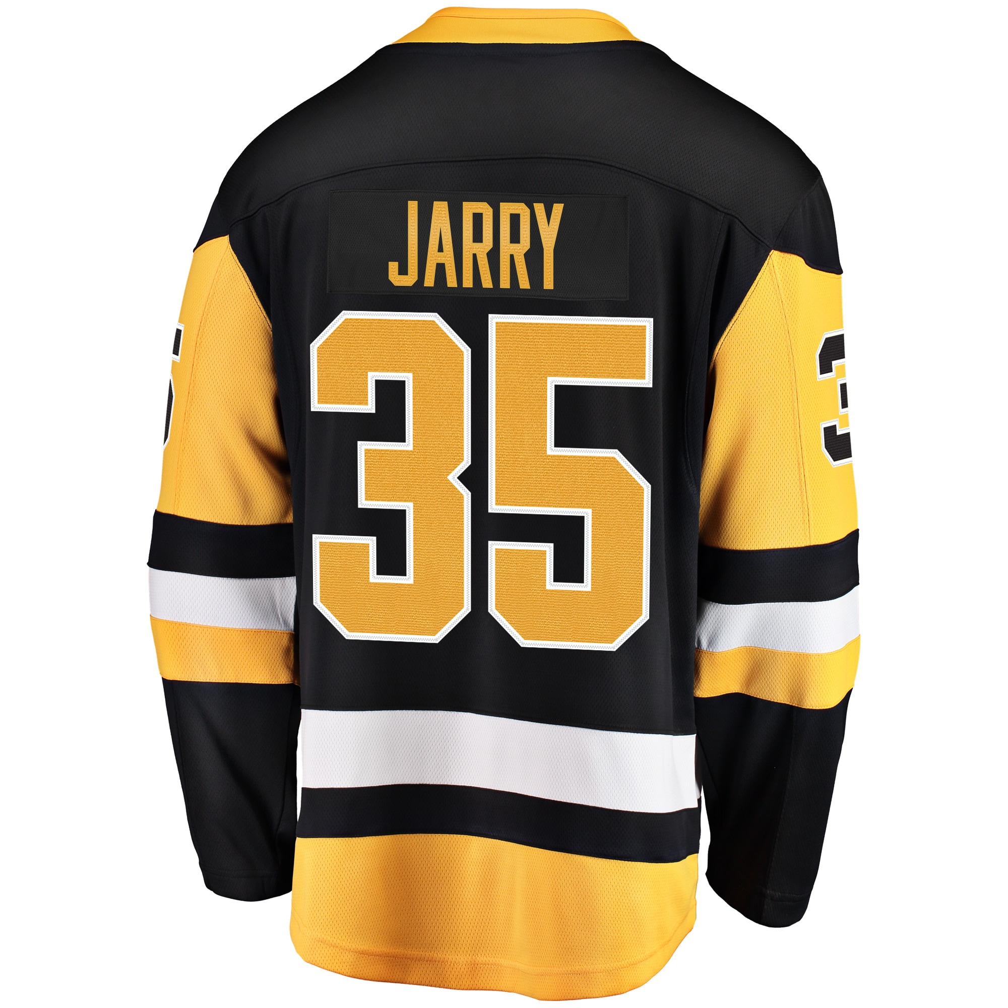 Tristan Jarry Pittsburgh Penguins Fanatics Branded Home Breakaway Player Jersey - Black - vstockx