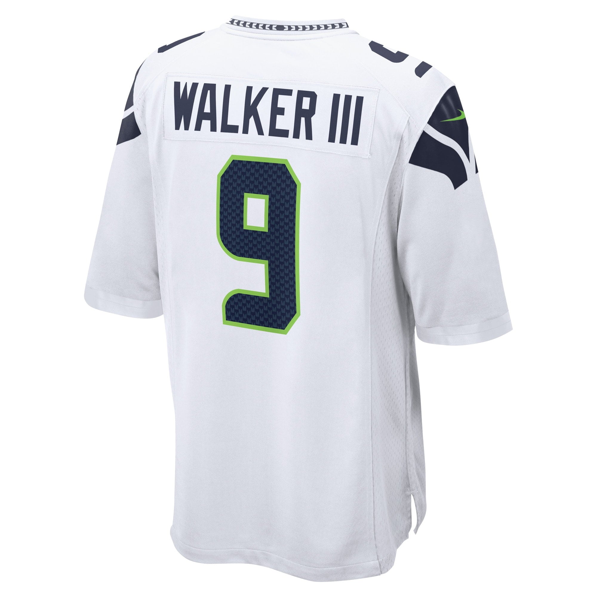 Men's Nike Kenneth Walker III White Seattle Seahawks Away Game Player Jersey - vstockx