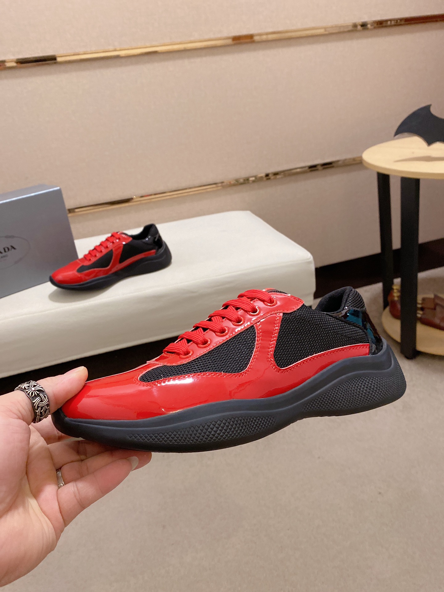 Prada America's Cup sneaker 6 - vstockx