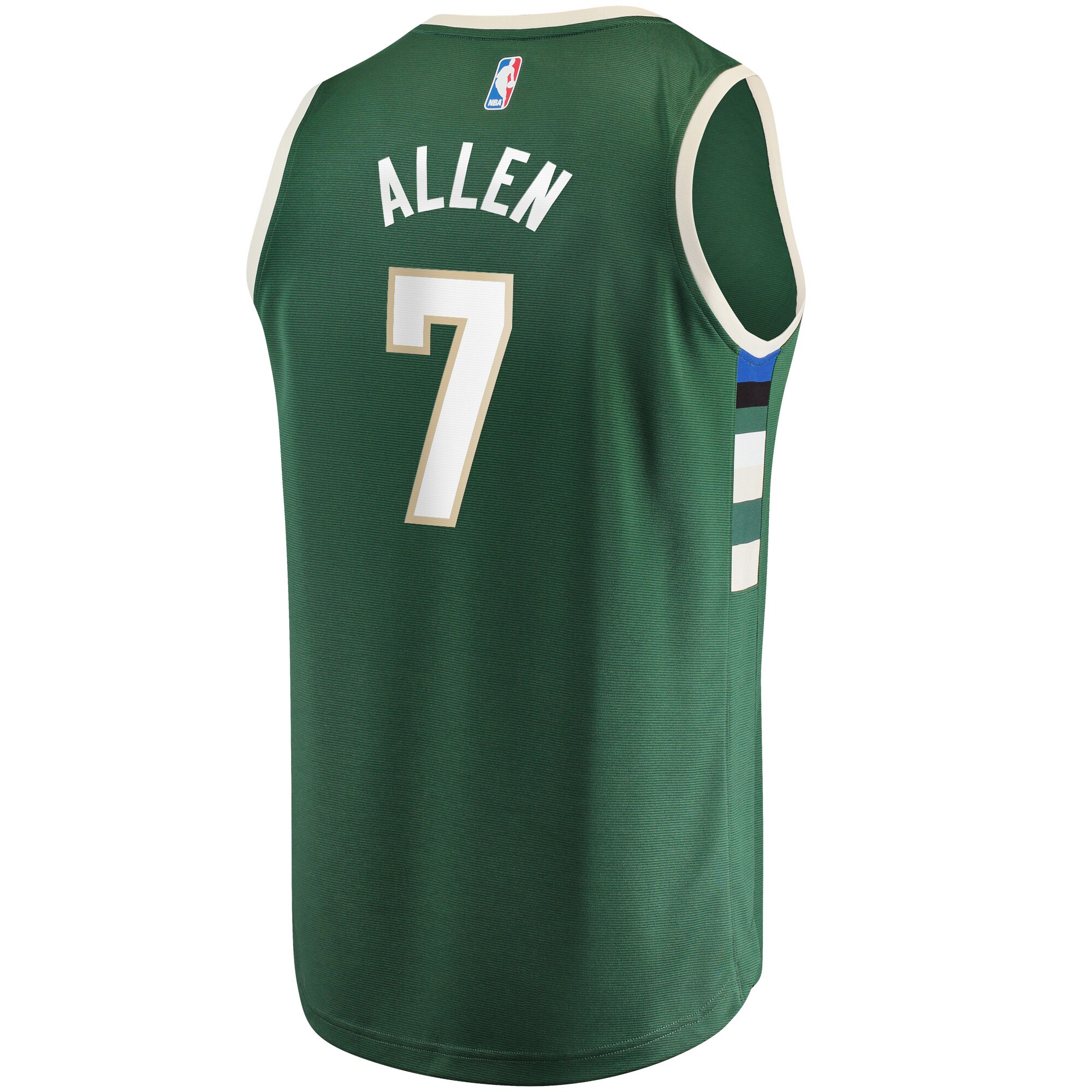 Grayson Allen Milwaukee Bucks Fanatics Branded 2021/22 Fast Break Replica Jersey - Icon Edition - Hunter Green - vstockx