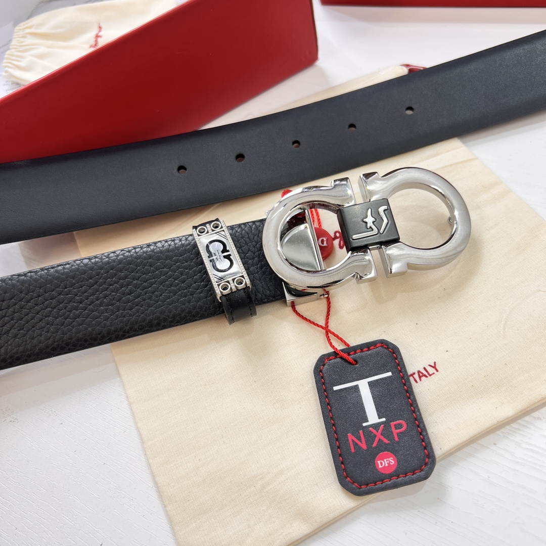 Streetwear Belt Ferragamo 319684 size:3.5cm - vstockx