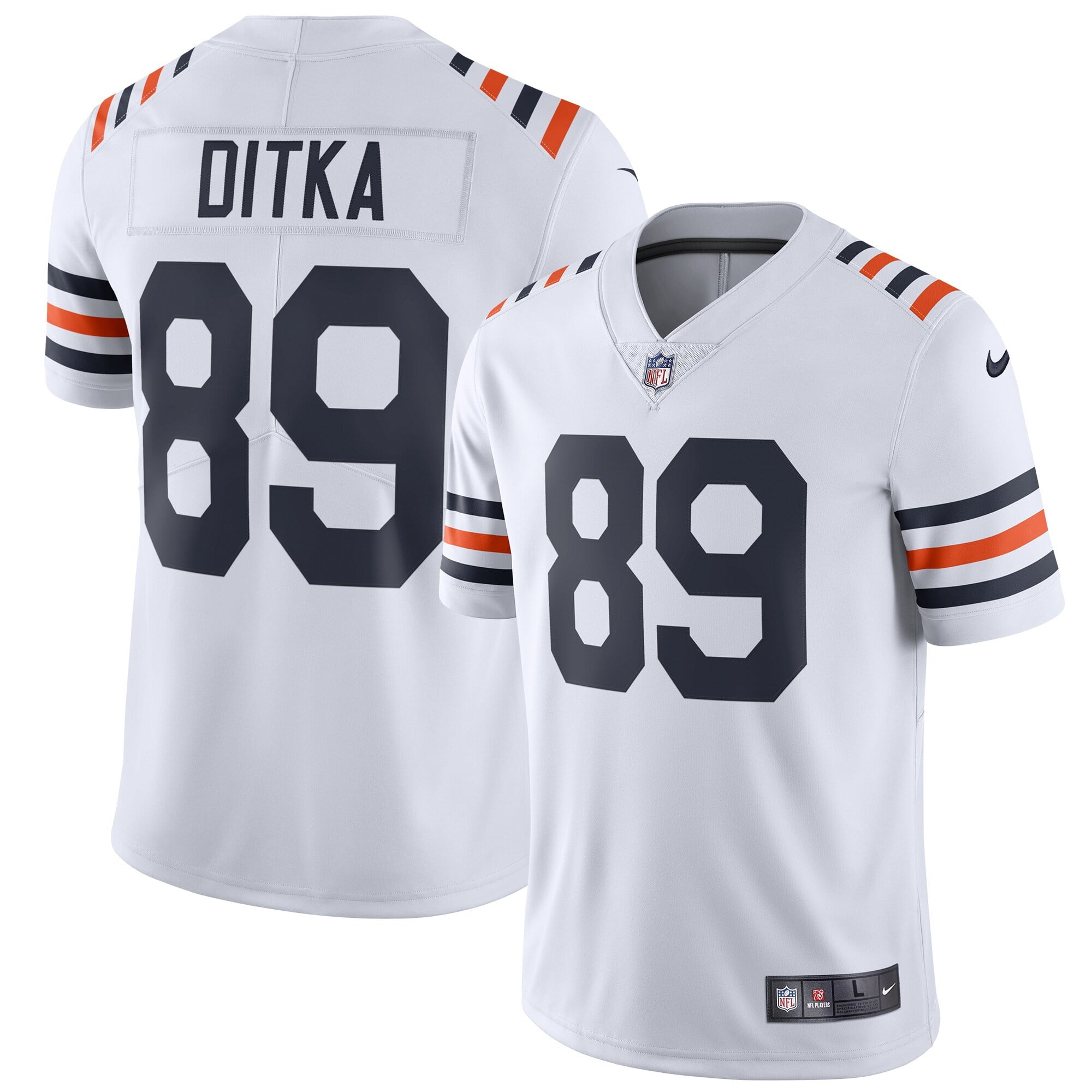 Men's Nike Mike Ditka White Chicago Bears 2019 Alternate Classic Retired Player Limited Jersey - vstockx
