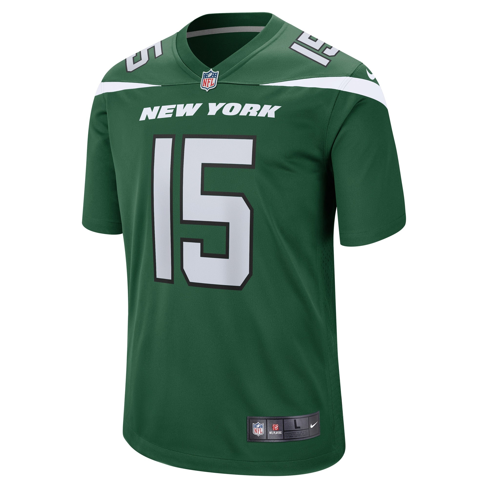 Men's Nike Chris Streveler Gotham Green New York Jets Game Player Jersey - vstockx