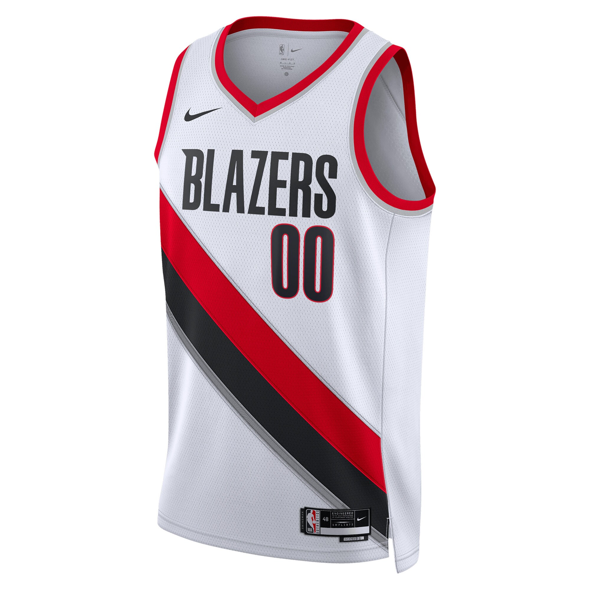 Portland Trail Blazers Nike Unisex Swingman Custom Jersey White - Icon Edition - vstockx
