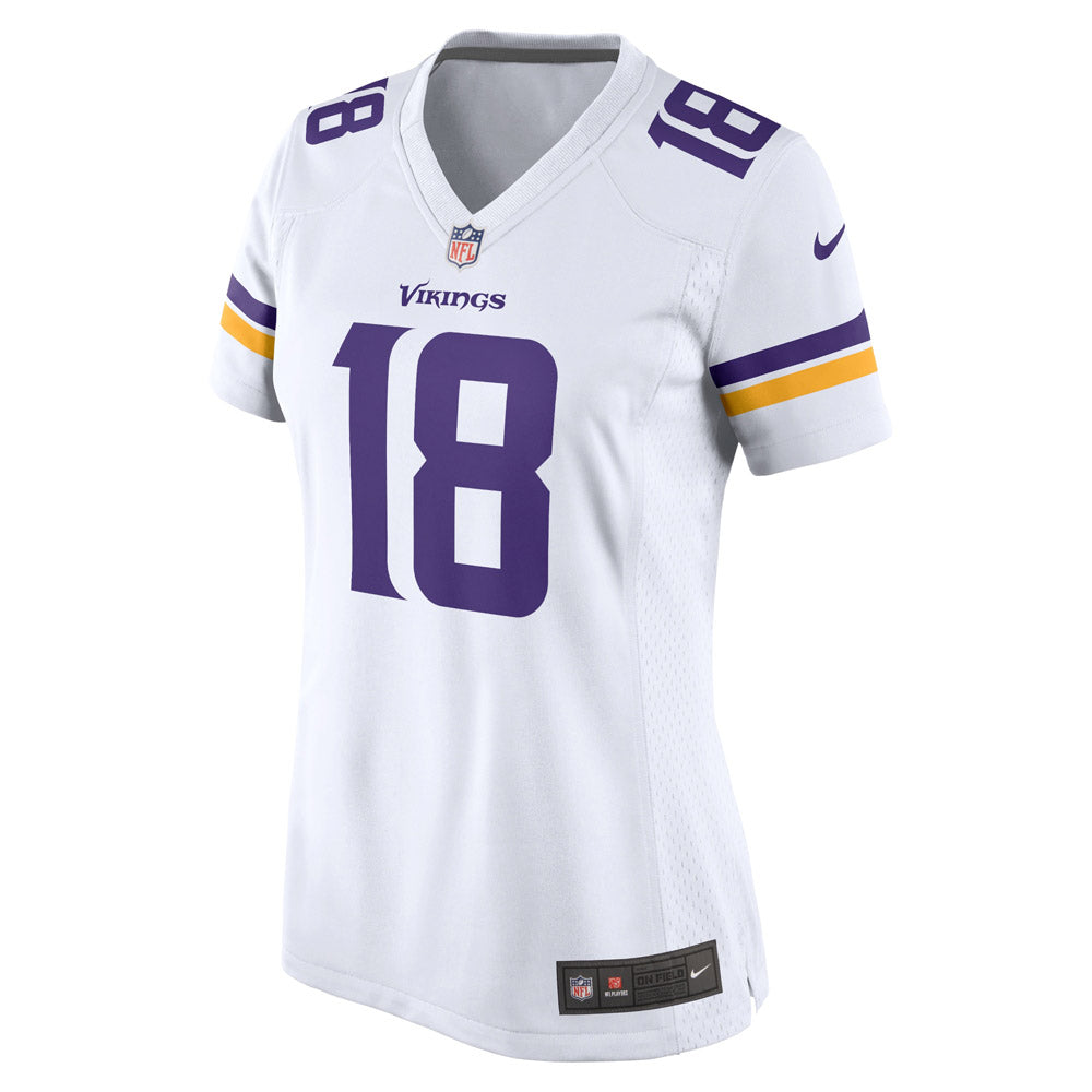 Women's Minnesota Vikings Justin Jefferson Game Jersey White - vstockx