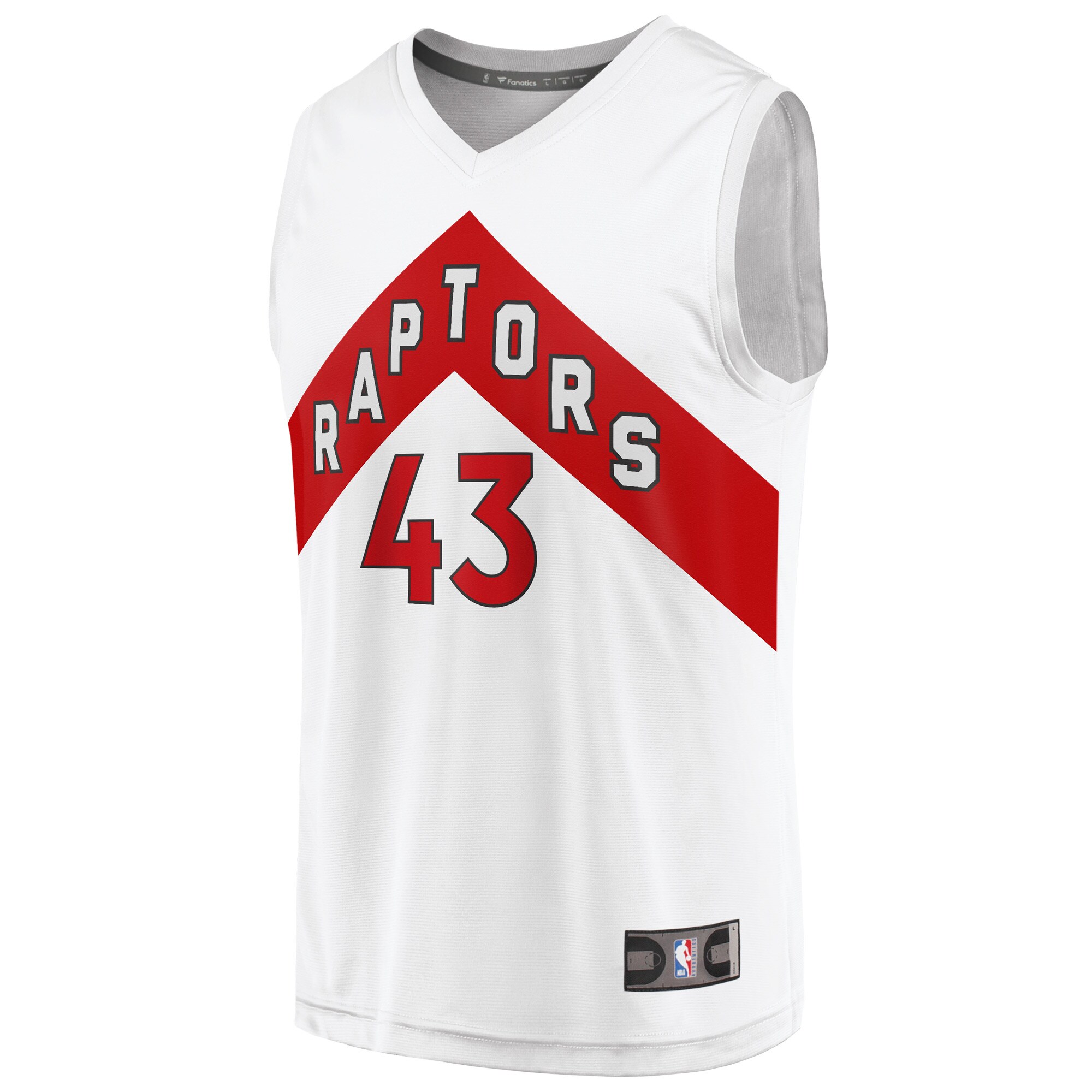 Pascal Siakam Toronto Raptors Fanatics Branded 2020/21 Fast Break Replica Player Jersey White - Association Edition - vstockx