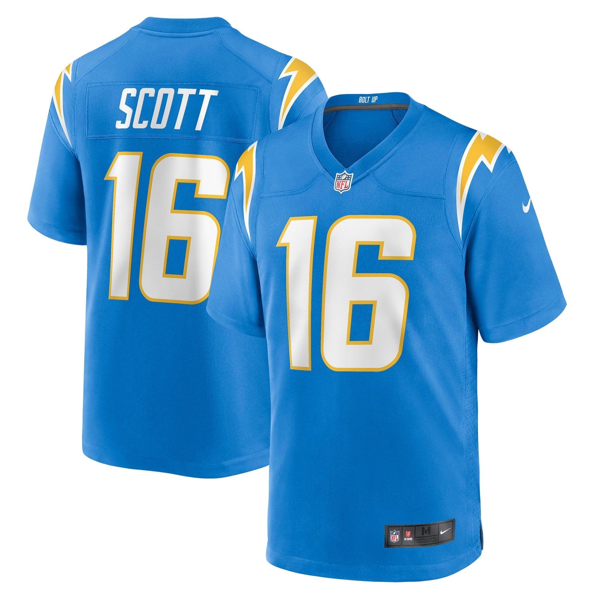 Men's Nike JK Scott Powder Blue Los Angeles Chargers Game Jersey - vstockx