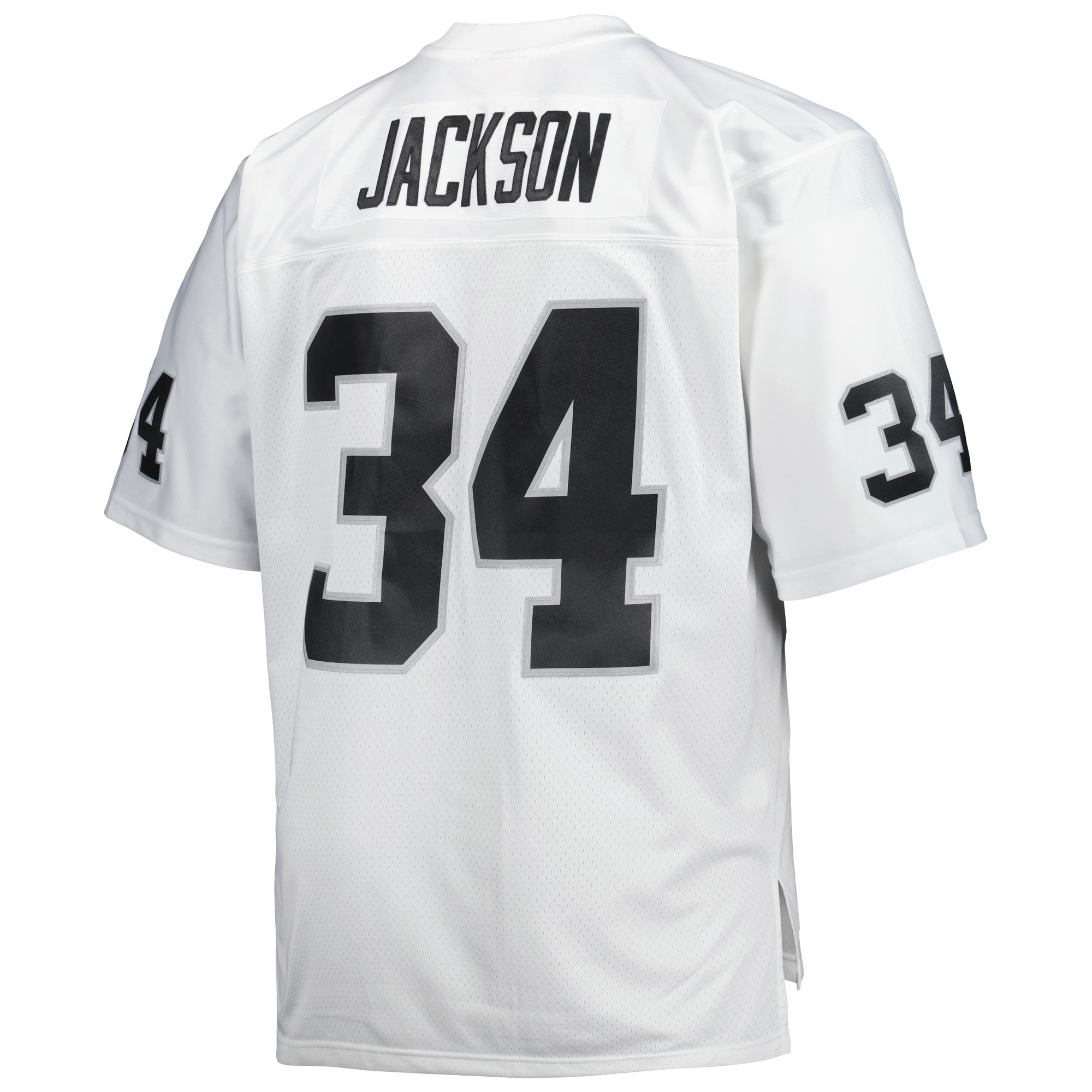 Bo Jackson Las Vegas Raiders Mitchell & Ness Big & Tall 1988 Retired Player Replica Jersey - White - vstockx