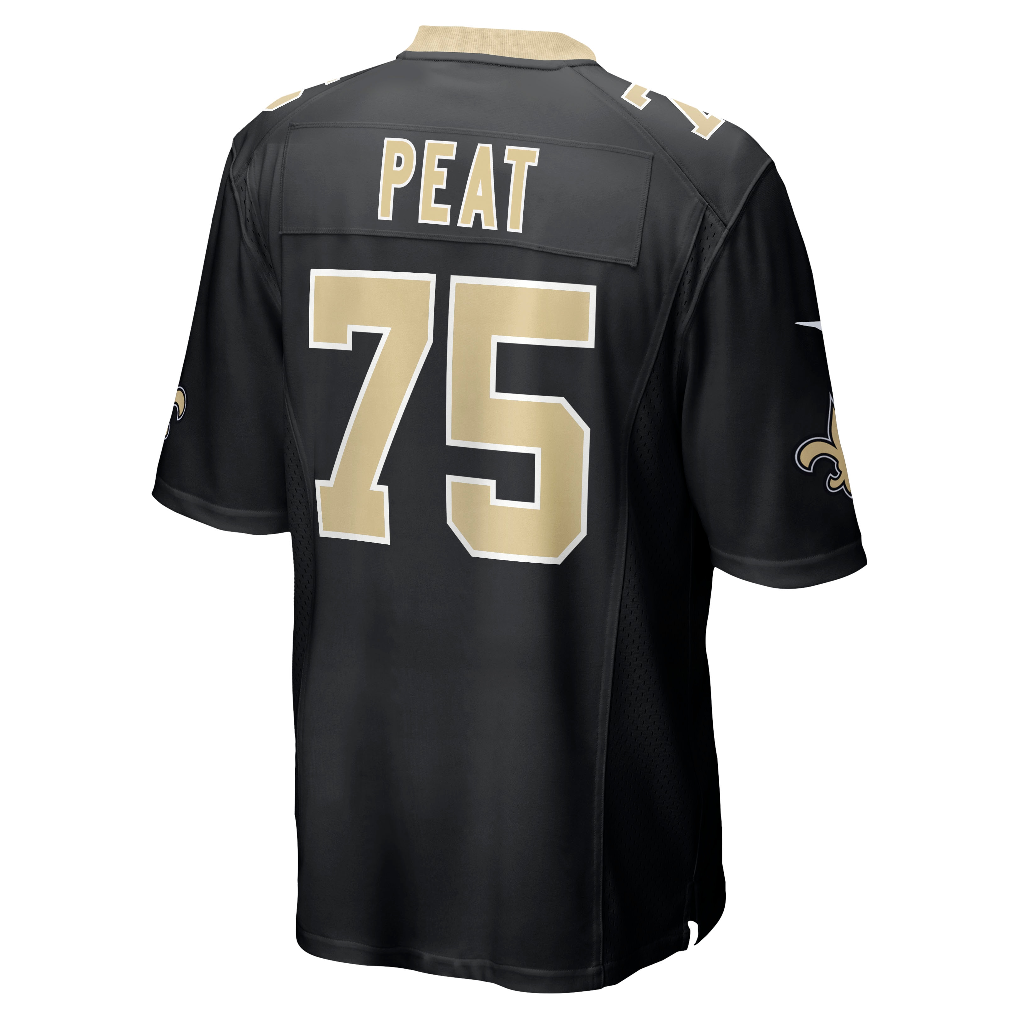 Andrus Peat New Orleans Saints Nike Game Jersey - Black - vstockx