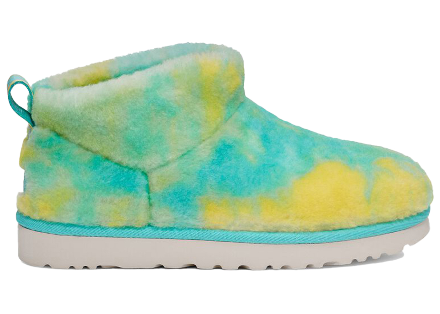 UGG Tschabalala Self Marble Ultra Mini Boot Yellow Teal (Women's) - vstockx