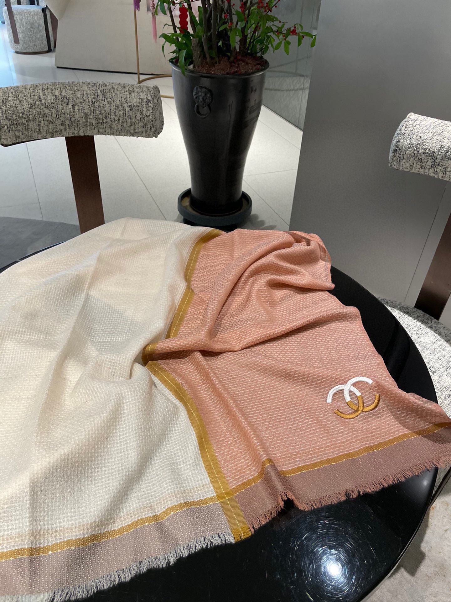 Streetwear Scarf CHANEL 328931 SIZE:30*180cm - vstockx