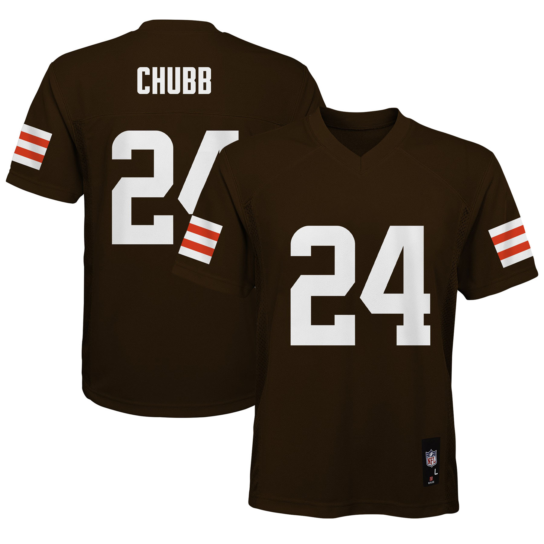 Nick Chubb Cleveland Browns Youth Replica Player Jersey - Brown - vstockx