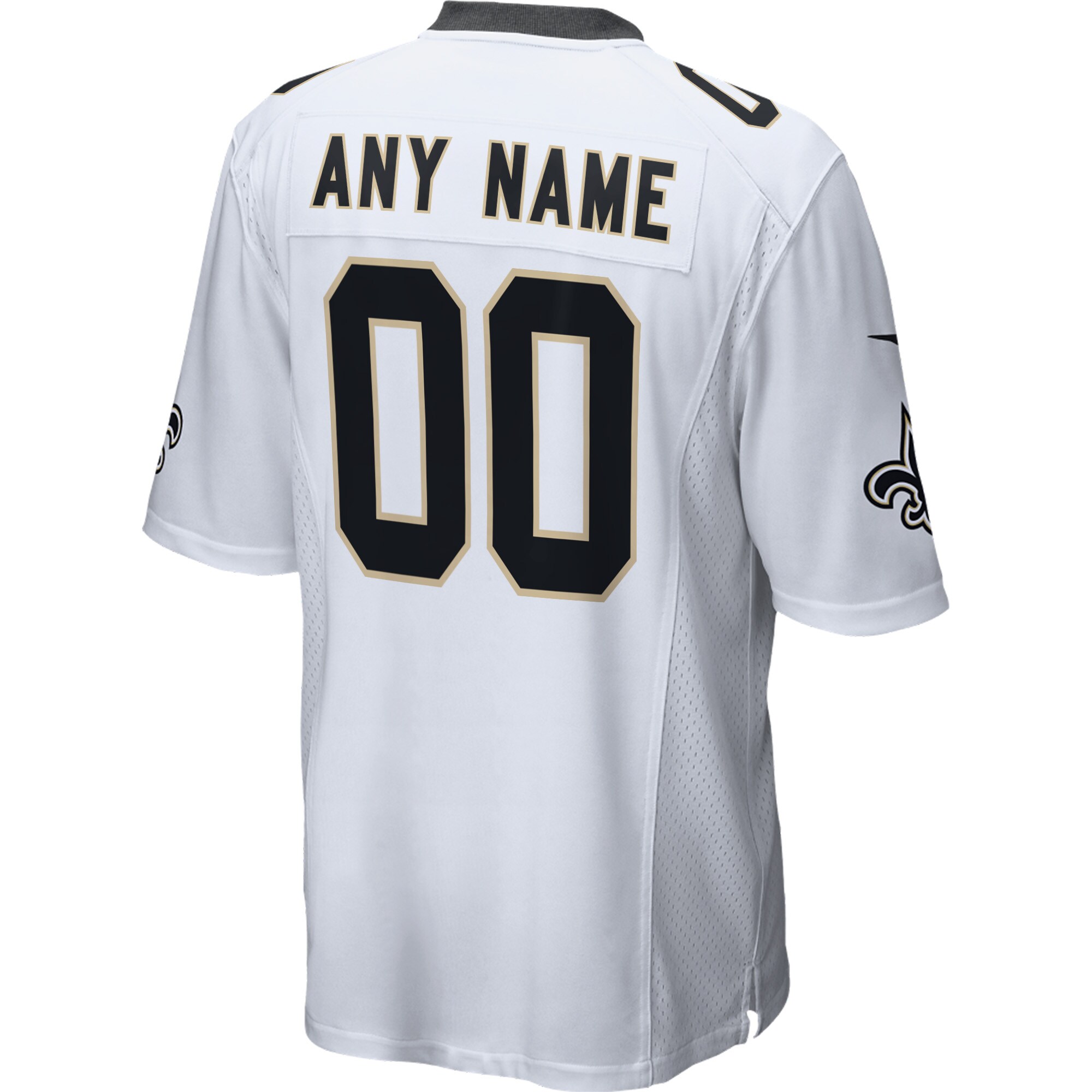 New Orleans Saints Nike 2018 Custom Game Jersey - White - vstockx